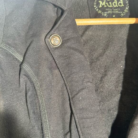 MUDD Chic Black Peplum Jacket - Picture 3 of 6